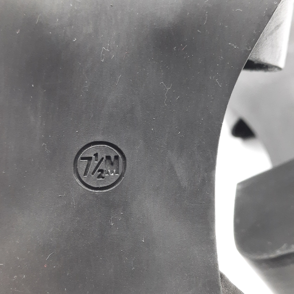 Calvin Klein Jeans Shoes Women's Size 7.5M Black Leather High Heel Sandals - Picture 10 of 13